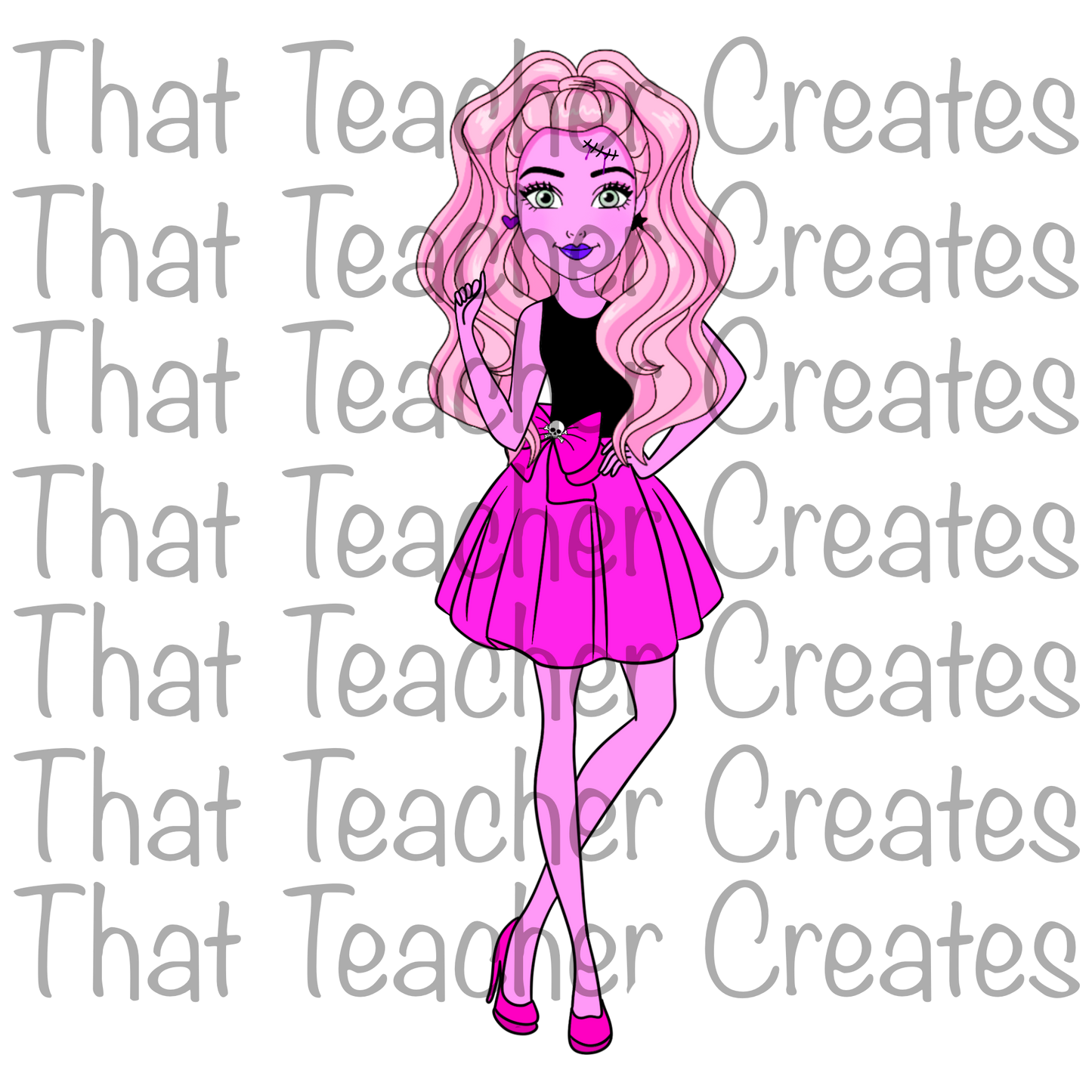 Hot pink Barbie