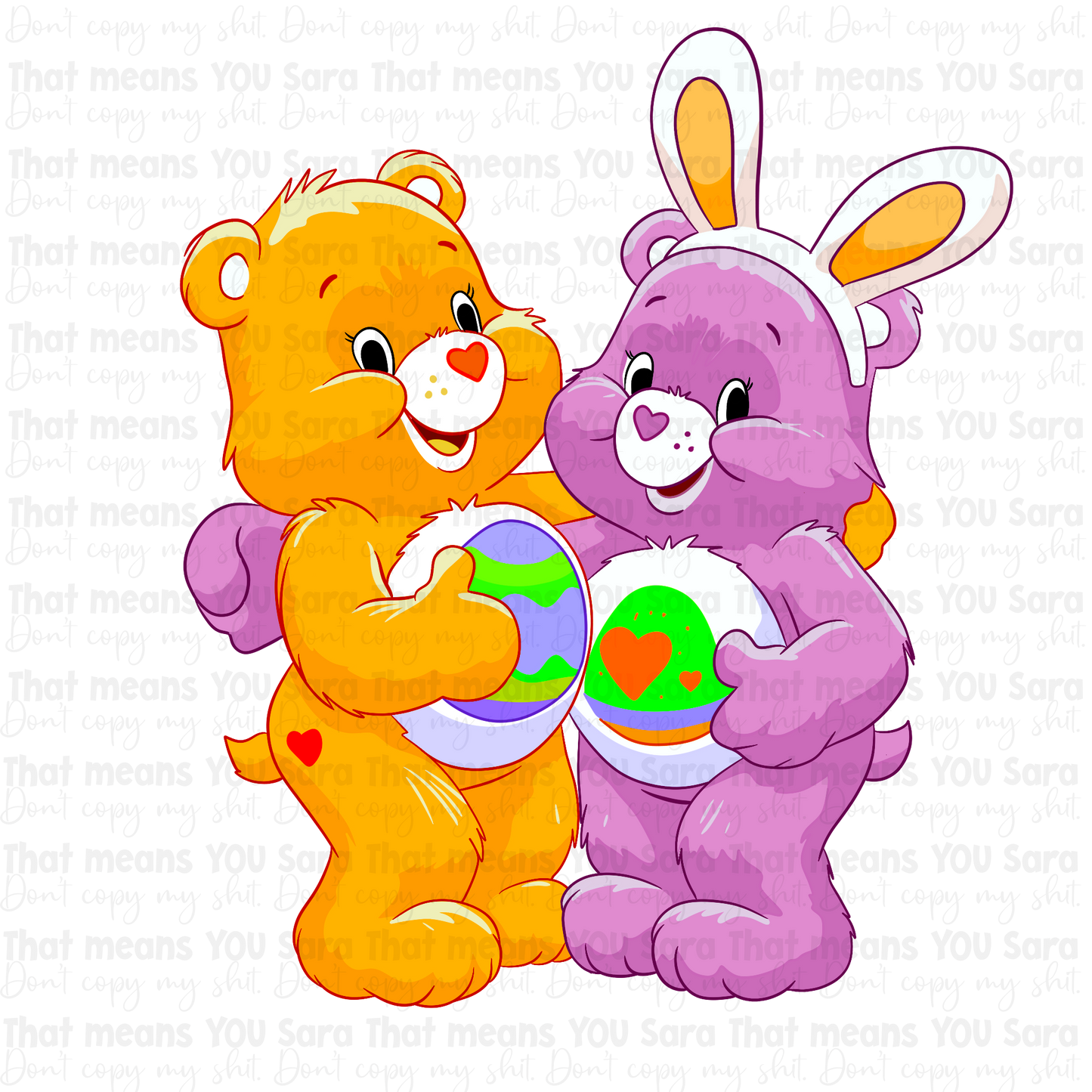 HUGE Care Bear Easter Set