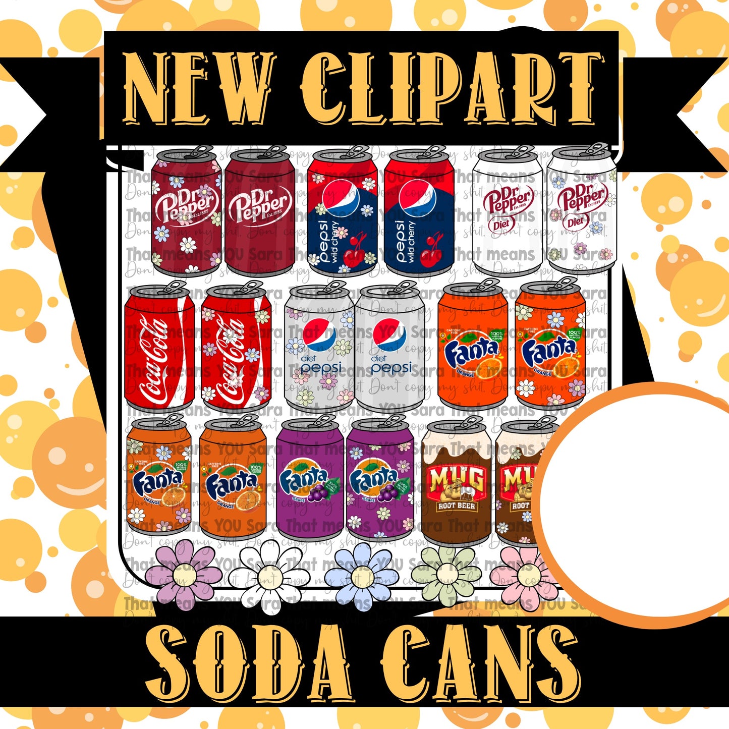 Soda cans Clipart