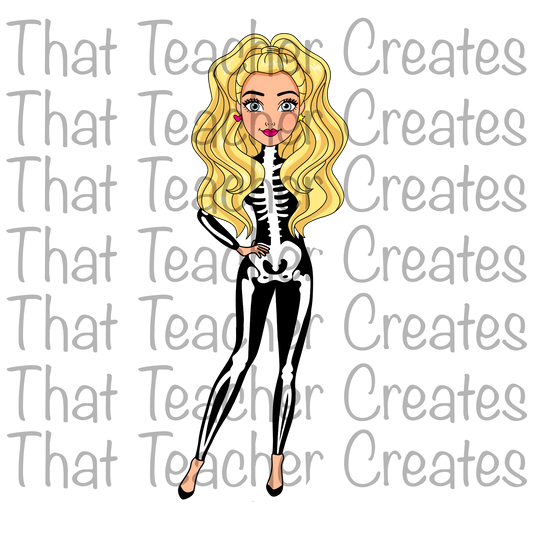 Skeleton Barbie