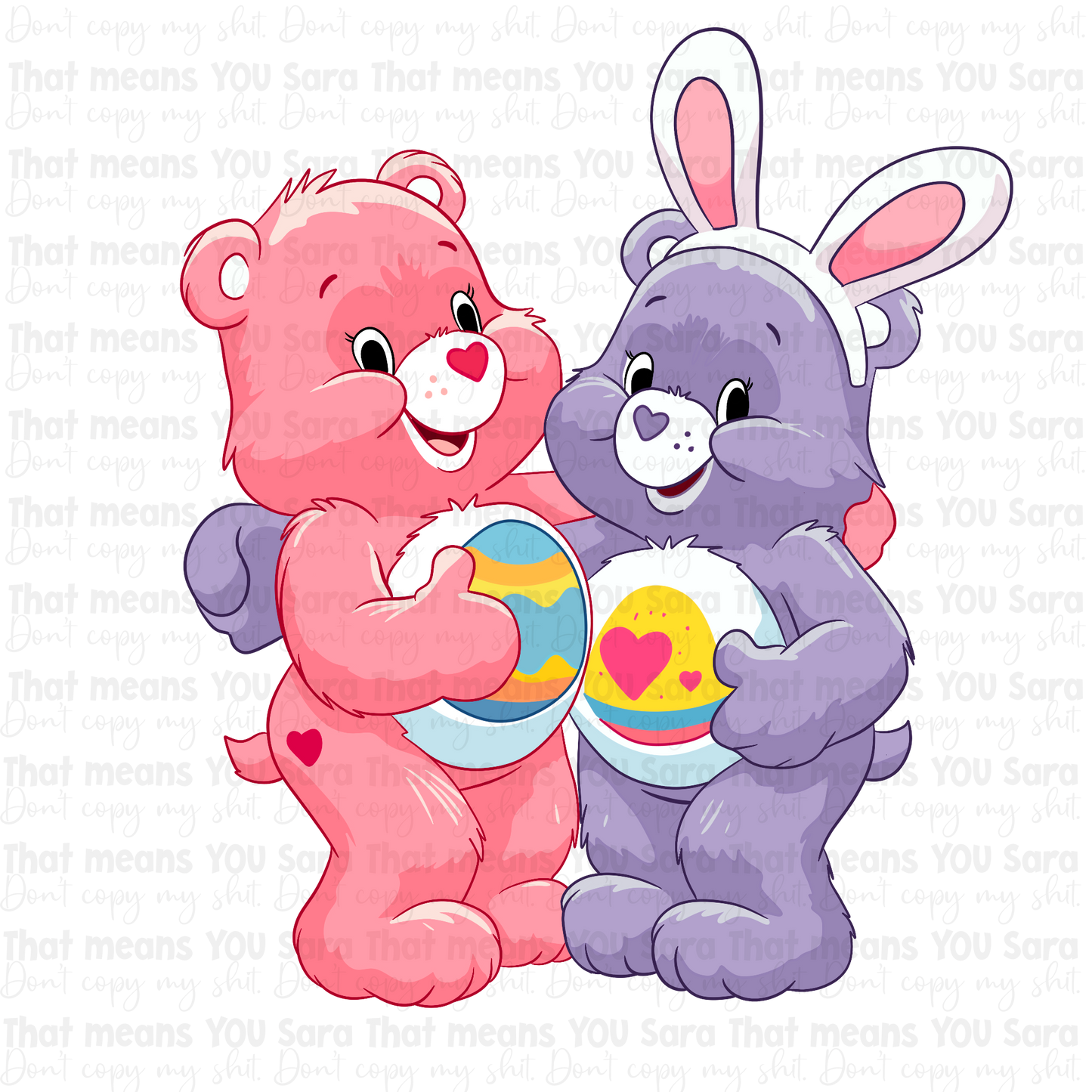 HUGE Care Bear Easter Set