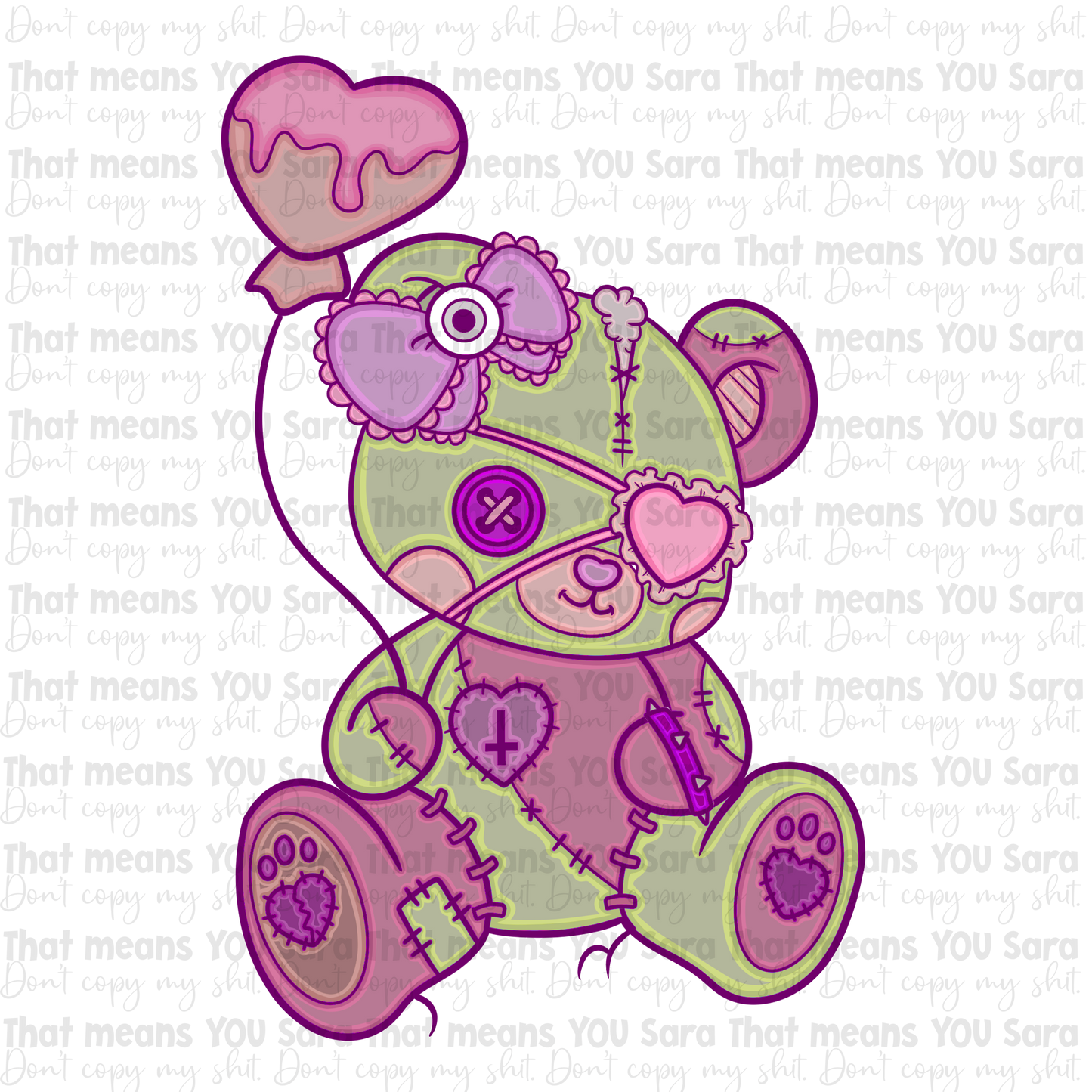 Anti valentine set clipart