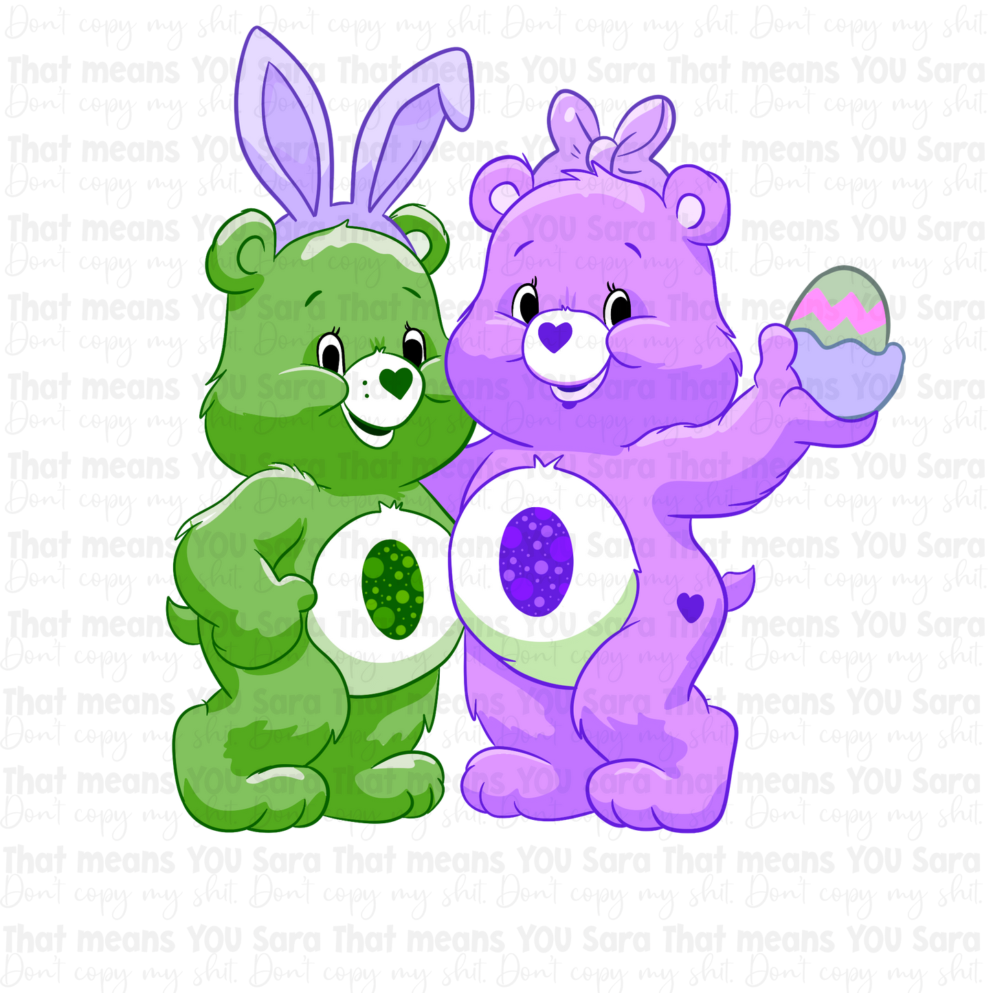 HUGE Care Bear Easter Set