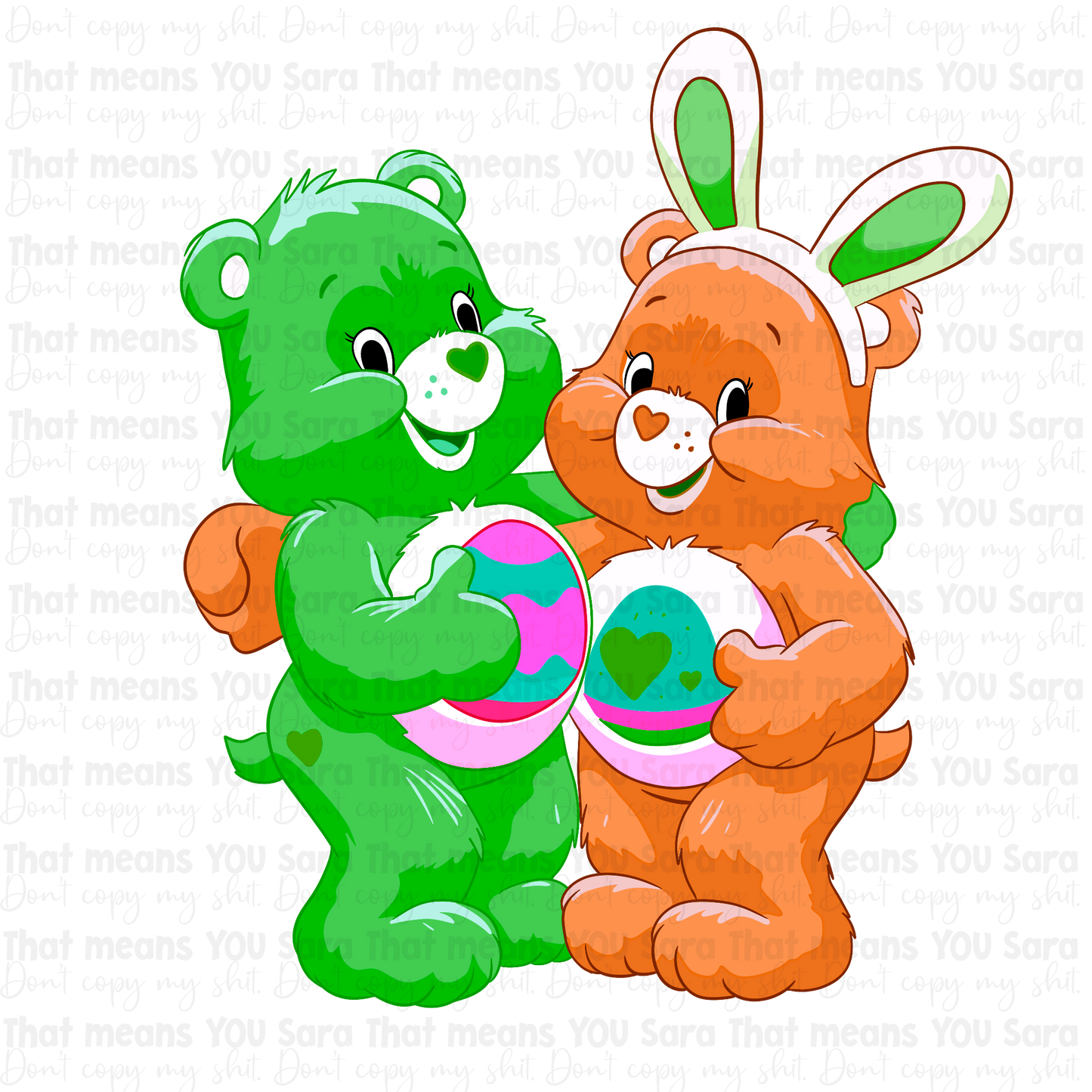 HUGE Care Bear Easter Set