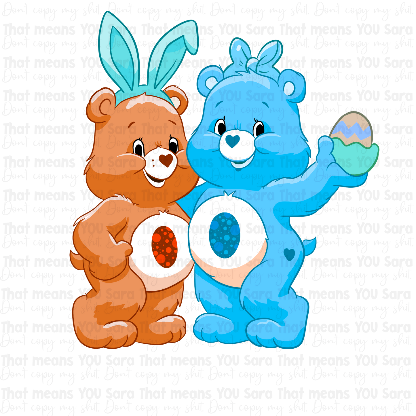 HUGE Care Bear Easter Set