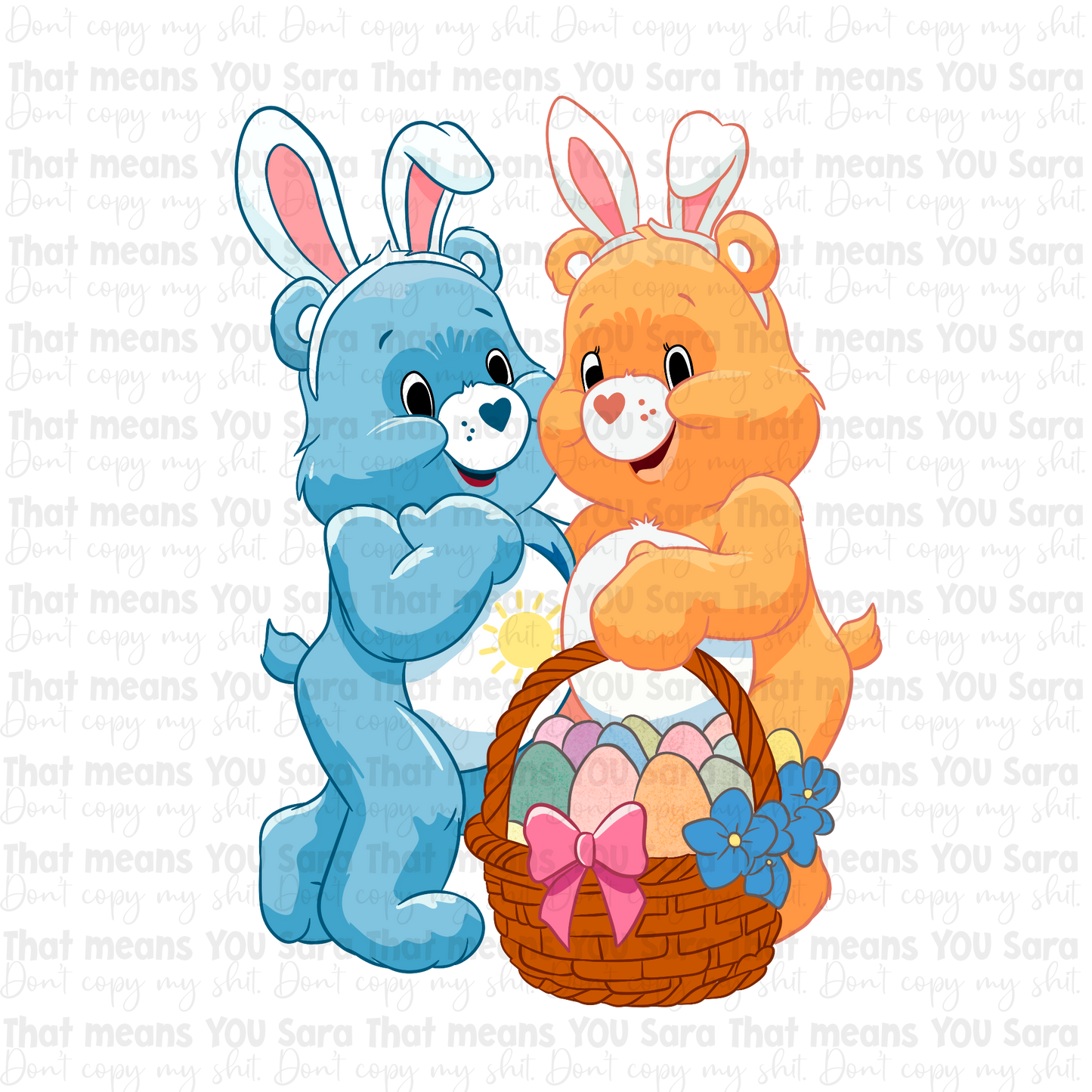 HUGE Care Bear Easter Set