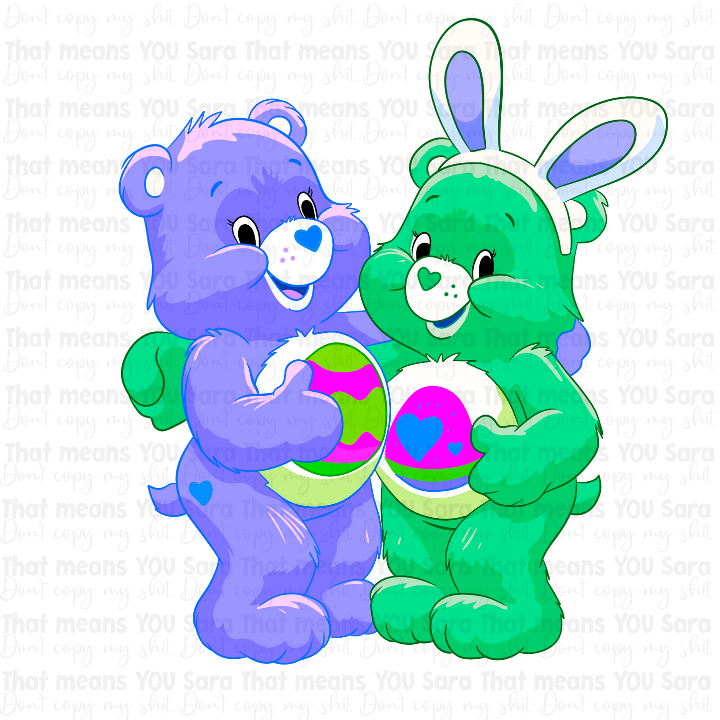 HUGE Care Bear Easter Set