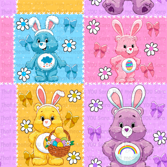 Carebear Easter seamless