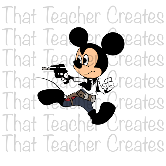 Mickey Mouse Star Wars mashup