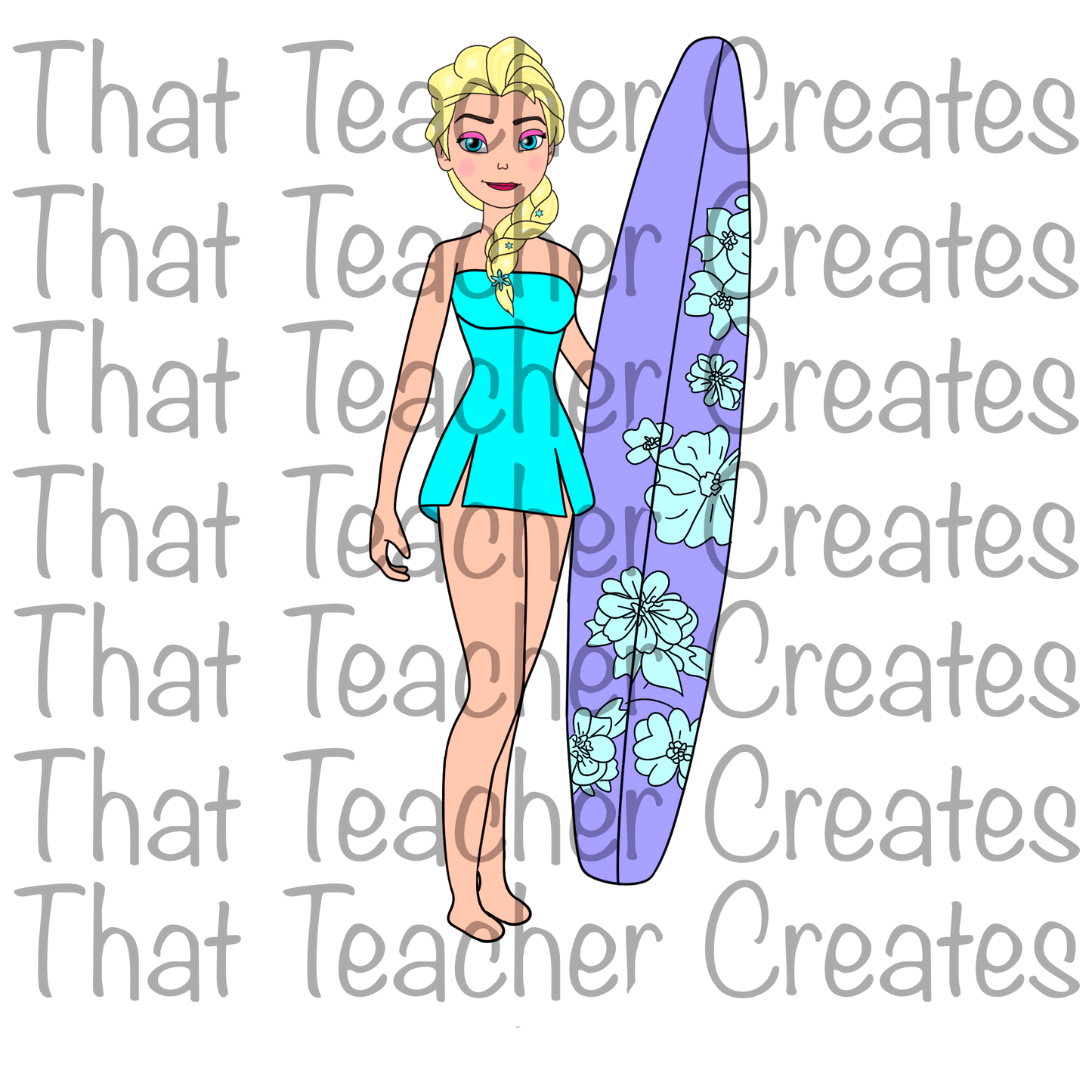 Elsa surfboard