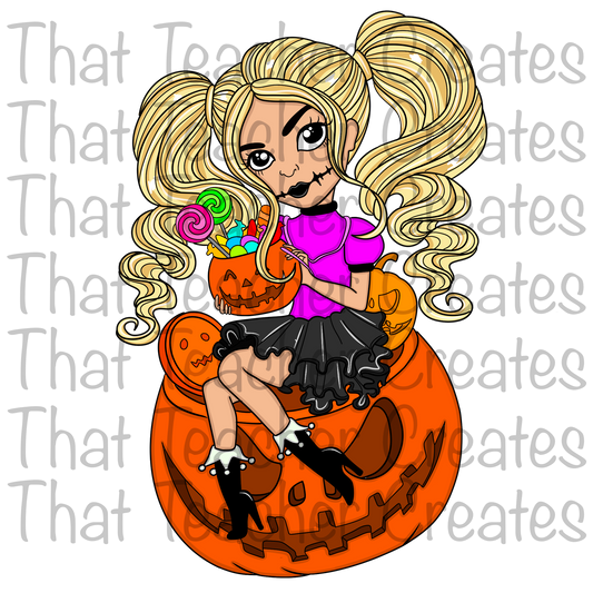 Pumpkin Barbie