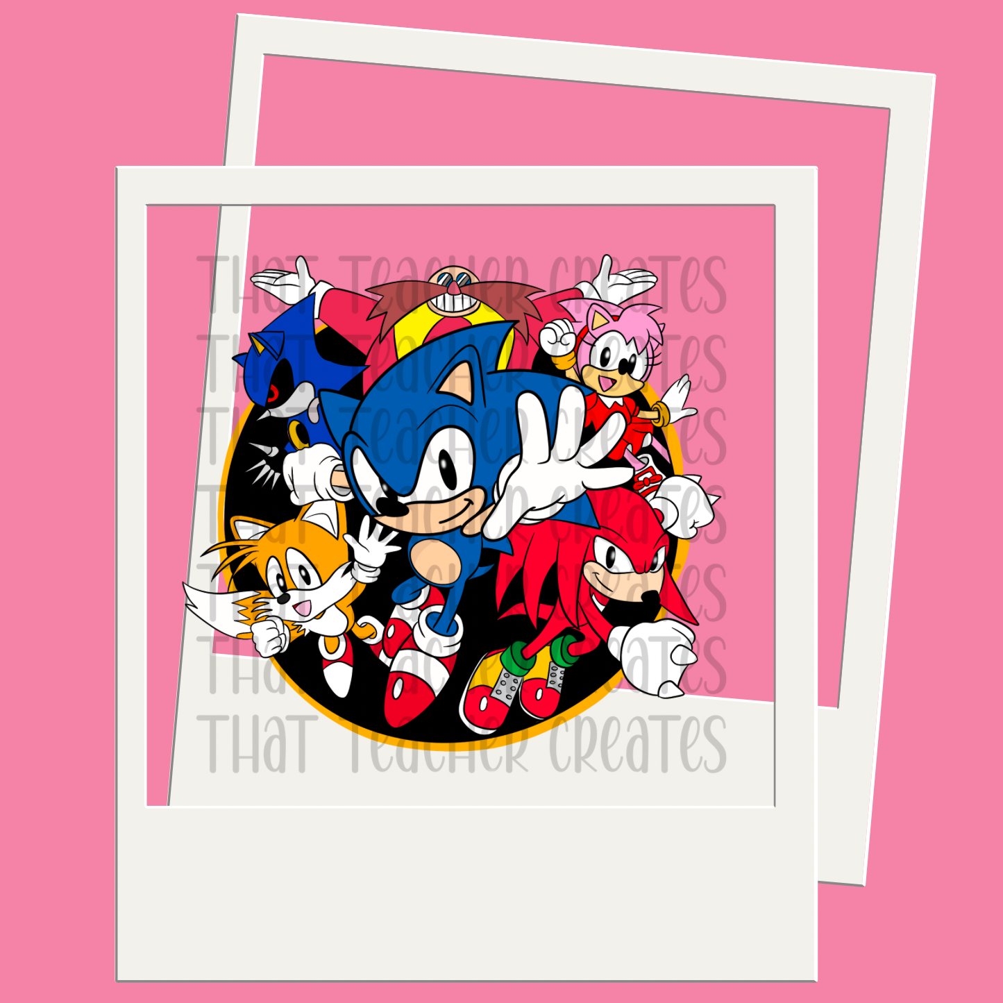 Sonic clipart bundle